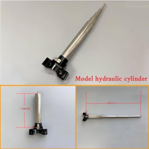 Dump Model Hydraulic Cylinder Metal for 1/14 Tamiya RC Truck Trailer Tipper Car Diy Parts