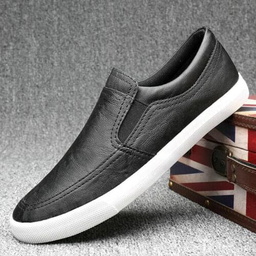 Soft Leather Men Driving boat Loafers New Casual Moccasins Shoes For Men Leather Flat Shoes A22-22