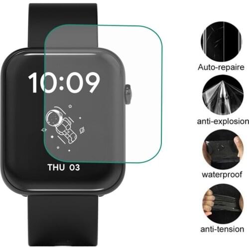 5pcs Soft TPU Clear Protective Film Guard For Ticwatch GTH Sport Smartwatch Full Display Screen Protector Cover Protection