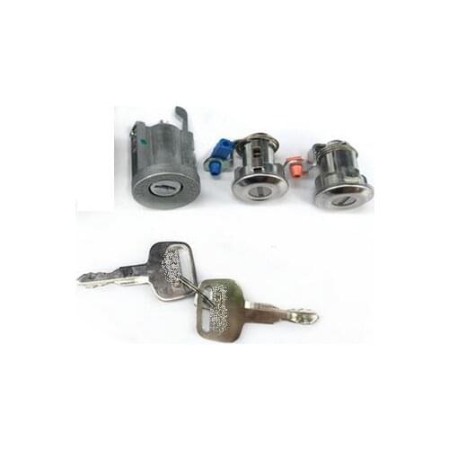 Ignition Cylinder & Door Lock Key Set For Isuzu NPR NQR NKR ELF 1994-2007