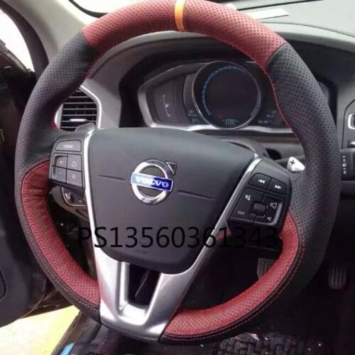 For Volvo 2019 XC60 S90 S60L XC90 S80 V60 40 hand-stitched leather suede direction sleeve