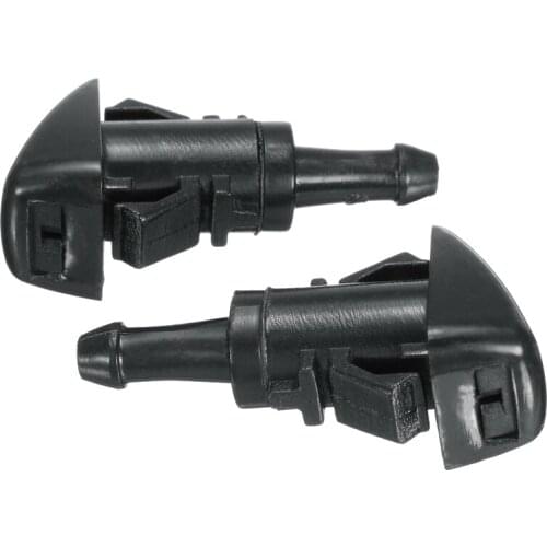 For Subaru Impreza Dorman 2008-2012 Windshield nozzles Front Parts W/ rubber gasket Washer Black Exterior Plastic