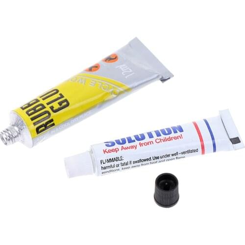 New 1/5Pcs 8ml Adhesive Glue Cement Rubber Inner Tube Repair Puncture Cold Patch Solution Kit Bicycle Repair Tool Bike Glue