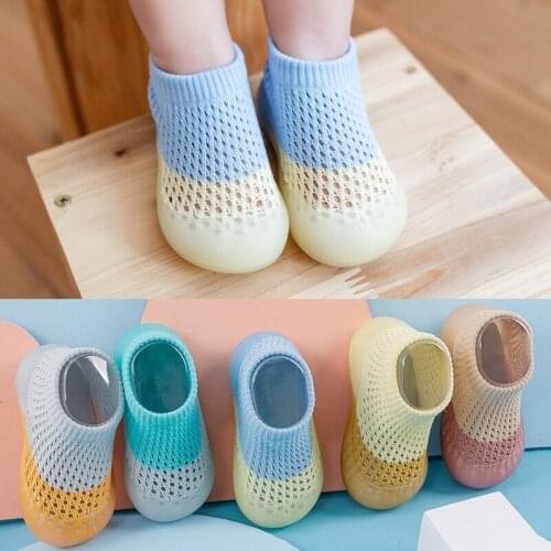 2021 New Arrival Summer Baby Boy Girl Casual Non Slip Shoes Toddler Mesh Socks Newborn Cute Shoes Zapatos Bebe Recien Nacido