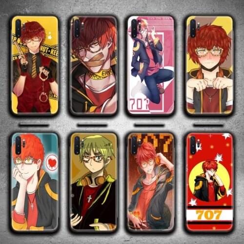Popular 707 Mystic Messenger Phone Case For Samsung Galaxy Note20 ultra 7 8 9 10 Plus lite J7 J8 Plus 2018 Prime