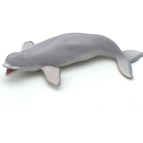 Lifelike Beluga Whale Ocean Animal PVC Model Figure Educational Toy Kids Gift