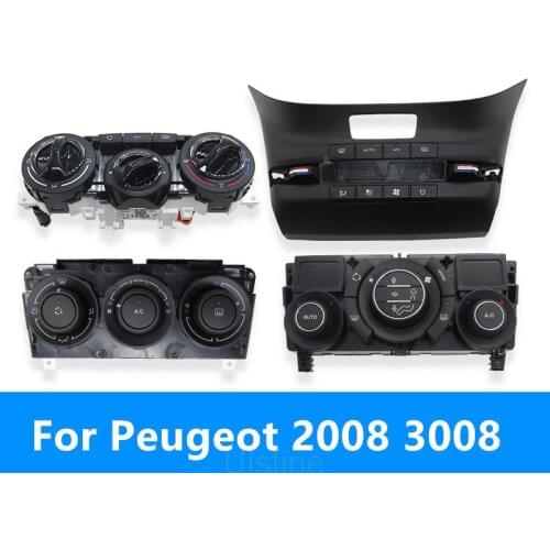 For Peugeot 2008 3008 manual automatic air conditioning panel AC switch control knob high quality Auto Accessories