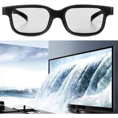 High Quality Polarized Passive 3D Glasses Black H3 For TV Real D 3D Cinemas