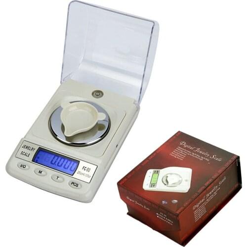 High Precision 0.001g-50g LCD Digital Gold carat Jewelry Diamond Pocket Waage Scale Gem weight