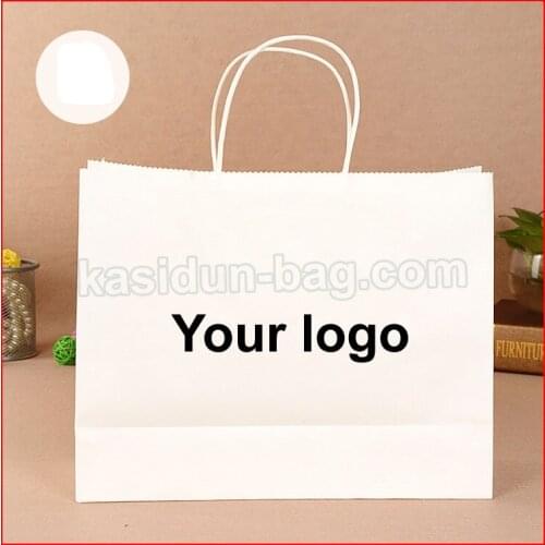 1000pcs/lot) size W42xH31x13cm Customize large paper bag with handles