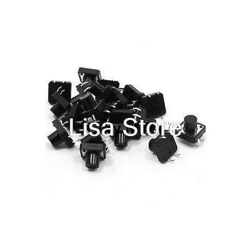 12mmx12mmx9.5mm 4 Pin Momentary Square Shape Miniature Tact Switch