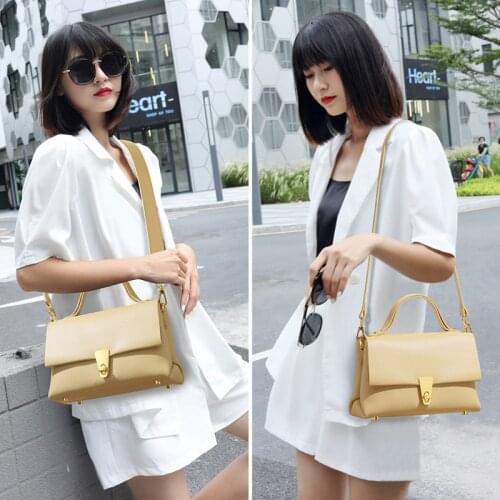 2021 New Design Leather Small Square Tote Handbag Bag Fashion Crossbody Bag Multifunctional Shoulder Bag For Women