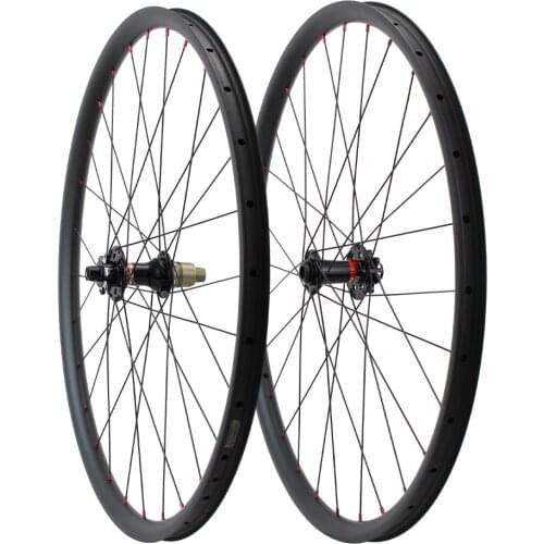 27.5er carbon mtb wheels 30x24mm Asymmetry tubeless mtb wheel 100x15 142x12 Mountain bicycle mtb wheels pillar 1423 spokes