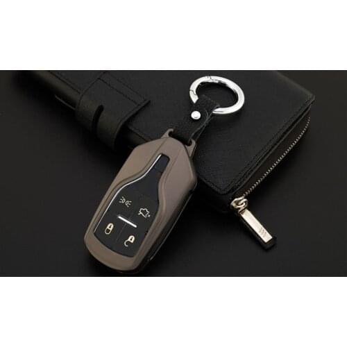 Car Galvanzed Alloy Keychain Cover Bag Holder Case For Maserati Ghibli GT GC Levante Accessories Car-styling