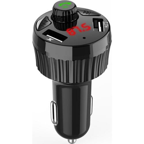 Car Bluetooth 5.0 Wireless FM Transmitter,QC3.0 Fast Charging USB Charger Radio Adapter Music Player /Car Kit