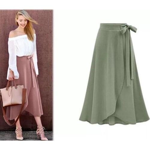 CHAXIAOA Lace Pencil Skirts