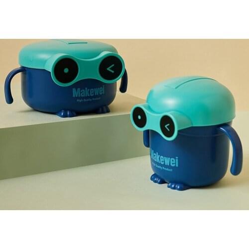 Kids Food Supplement Bowl Baby Feeding Bowl Stainless Steel Suction Cup Waterproof Non-Slip Dish Cartoon Children Water Bottle