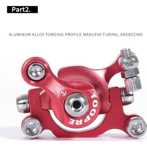 TOOPRE Electric Scooters Brakes clamp 10 inch Skateboard Disc brake bicycle bike left Right brake for Mercane PRO spare parts