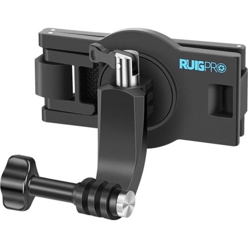 HFES 360 Degree Rotary Backpack Clip Mount for Gopro Hero 9 8 7 6 5 4 3 Sjcam Shoulder Belt Action Camera Accessories