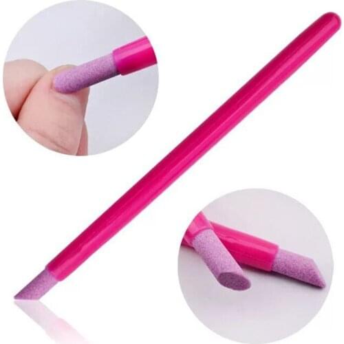 1pc Nail Quartz Pen High Quality Dead Skin Finger Tool Nail Quartz Grinding Rod Nail Quartz Pen Manicure Care Tools 13.5cm