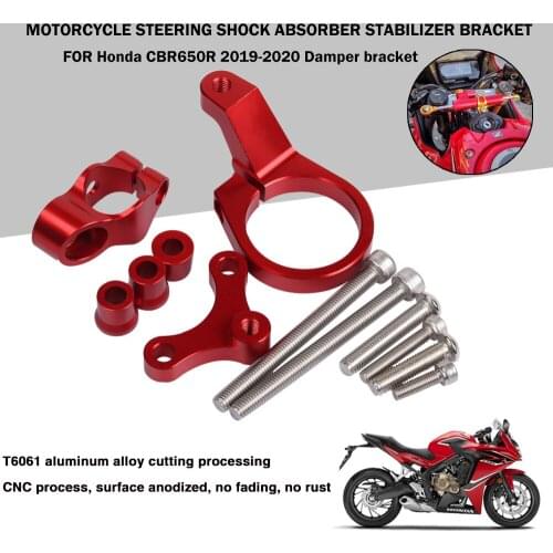 FOR Honda CBR650R 2019-2020 Stabilizer Motorcycle Steering Stabilize Damper Bracket Mount