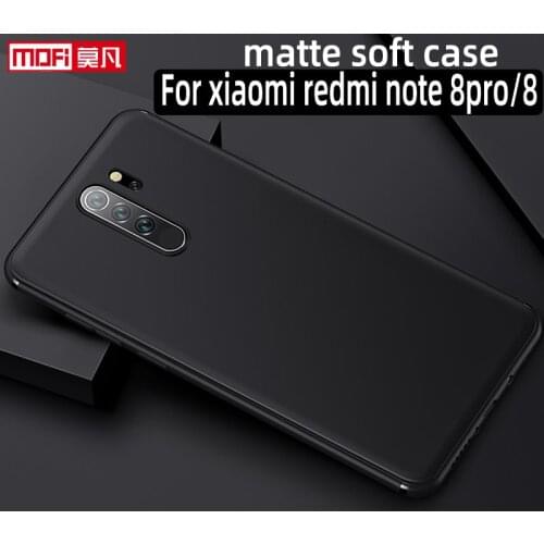 Matte case for xiaomi redmi note8 pro case silicon soft note8 cover tpu mofi ultra thin redmi note 8 cover slim protective case