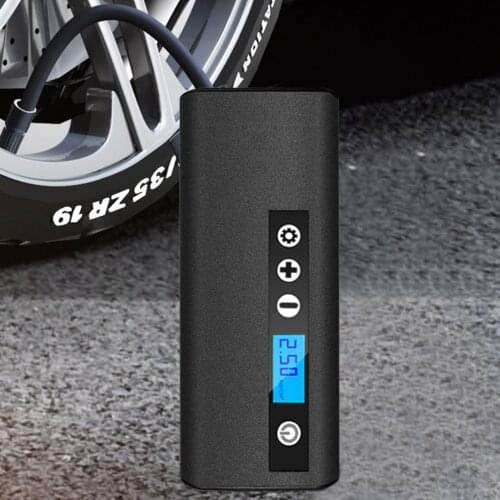 12V 150PSI Rechargeable Air Pump Tire Inflator Cordless Portable Compressor Digital Car Tyre Pump for Car Bicycle Tires Balls