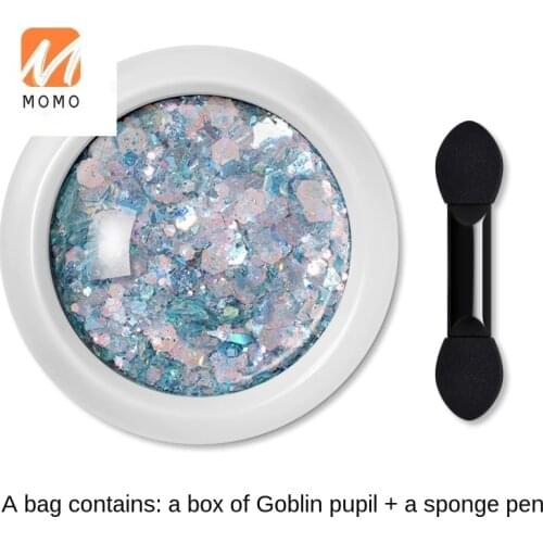 New Nail Ornament Sequins Glitter Fingernail Decoration Patch Super Shiny Luxurious Fairy Pupil