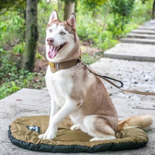 OneTigris Dog Sleeping Mats Outdoor Portable Pet Camping Bed Foldable Dog Hiking Travel Bed Washable & Quilted