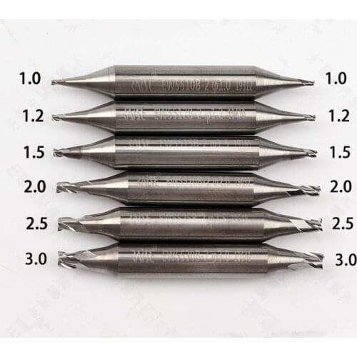 Raise Double Side Carbide End Milling Cutter For All Key Cutting Machine Parts Accessories Sets Drill Bits Locksmith Tools