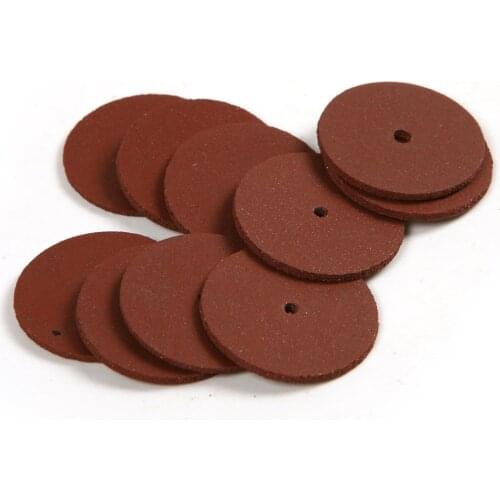 10Pcs 22*3mm Rough/Moderate Rough Dremel Rubber Polishing Wheel For Metal Dental Jewelry Mini Drill Die Grinder Rotary Tools