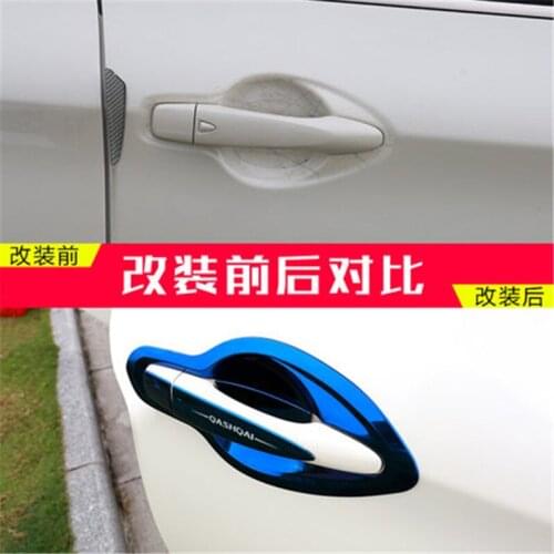 Car styling stainless steel Door Handle Bowl Door handle Protective covering Cover Trim for NISSAN QASHQAI J11 2016-2021