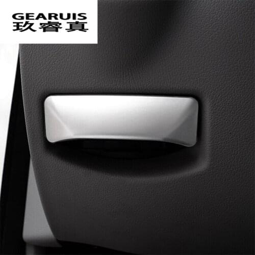 Car-styling The foot brake release switch decoration stainless steel Stickers for Mercedes Benz E class W212 C Class W204 GLK