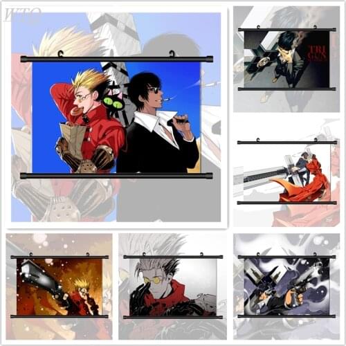 Trigun Vash The Stampede Nicholas D.Wolfwood Anime Manga Anime Posters Canvas Painting Wall Decor Wall Art Picture Home Decor