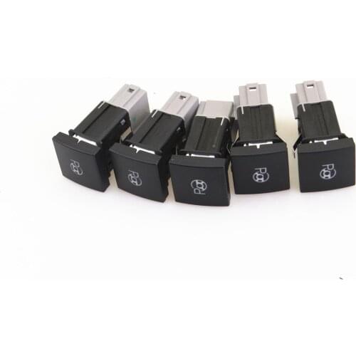 FHAWKEYEQ Qty 5 OPS Car Auxiliary Parking Switch Adjustment Assisting Button For Golf MK6 Jetta MK6 1TD 927 123 1K0 927 123B
