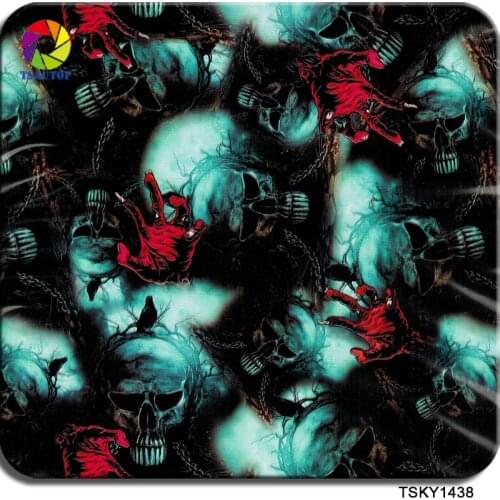 Free shipping TSAUTOP Size 0.5m x 2m/10m water transfer printing hydrographics for aquaprint film WDF1438