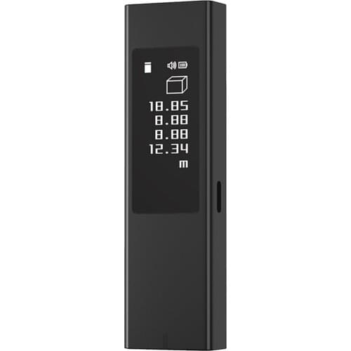 40m Digital Laser Distance Meter Mini Handheld Rangefinder Distance Measuring Meter Electronic Area/Volume/Pythagorean