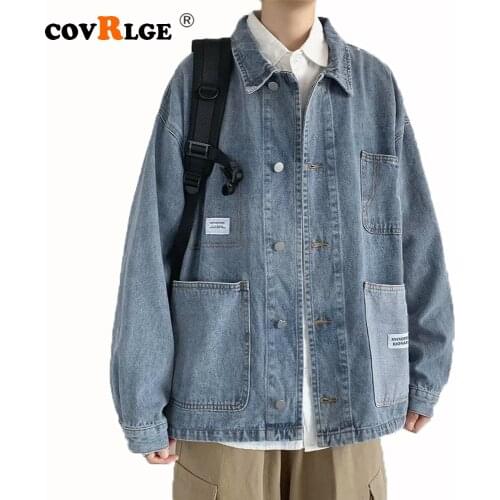 Мужские джинсовые куртки Covrlge China At AliExpress