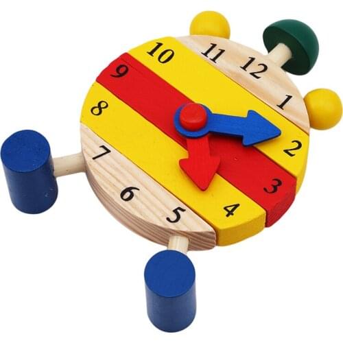 Children Disassembling Small Alarm Clock Know Basic Life Skill 2020 Preschool Early Education Children Wooden Toys