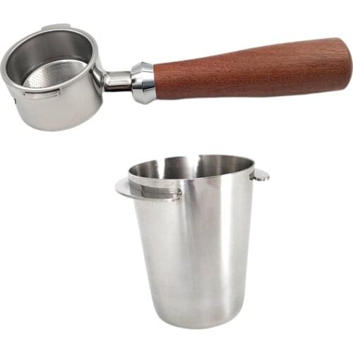 Coffee Portafilter with Dosing Cup for Espresso Machine 51/54mm Accessories