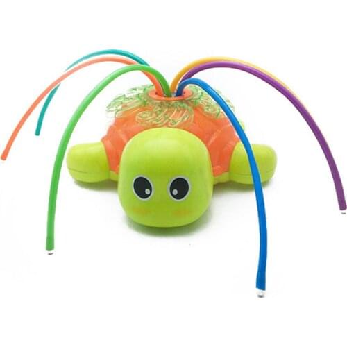 Summer Water Sprinklers Outdoor Whirling Turtle Splashing Toy Kids Outdoor Lawn Spin Water Turtle Toy For Children Toddler