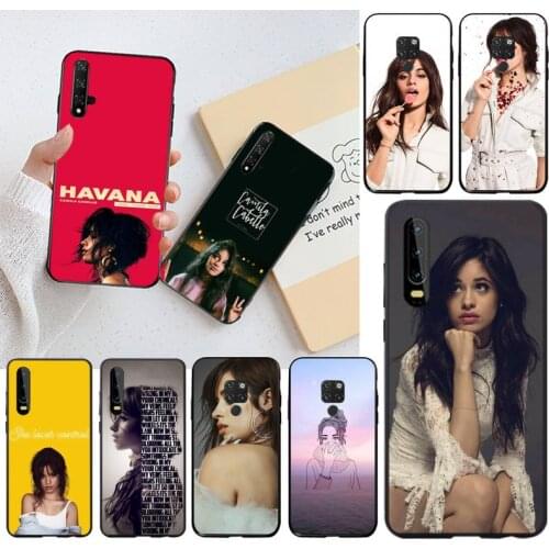 CUTEWANAN Camila Cabello Soft Phone Case Capa for Huawei P40 P30 P20 lite Pro Mate 30 20 Pro P Smart 2019 prime