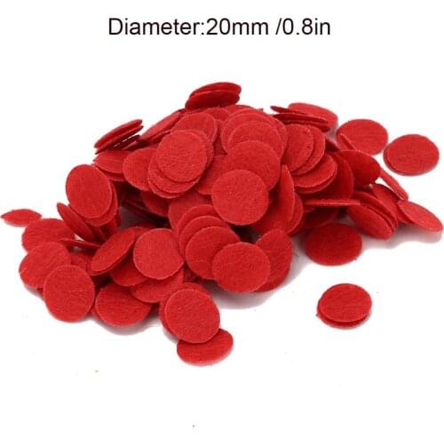 100pcs/lot Non-woven Round Cotton Filter Filtering Pads for Blackhead Removal Beauty Device Makeup Remover Filter Cotton 20mm