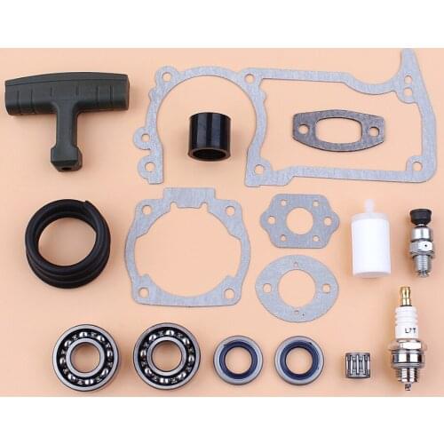 Crankshaft Bearing Oil Seals Compression Release Intake Boot Gasket Set For HUSQVARNA 51 55 Chainsaw Spare Parts