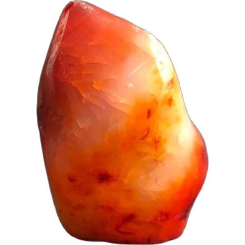 Natural agate torch carnelian crystal torch flame freeform specimen tarot card reading meditation chakra healing crystal
