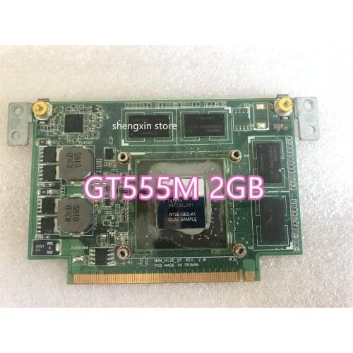 For Latpop ASUS N75S N75SF N55SF N75SL N55SL GeForce GT 555M GT555M N12E-GE2-A1 VGA Video Graphic Card 2GB Test 100