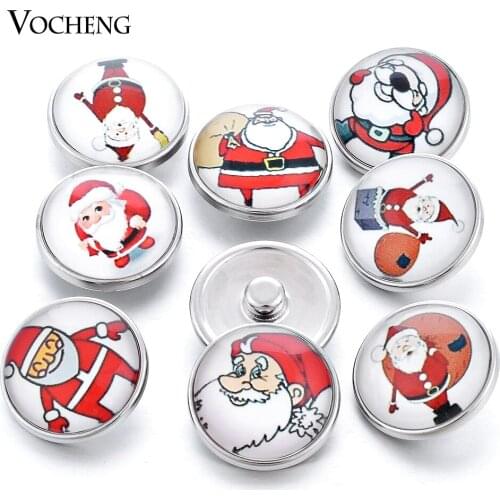 Vocheng Ginger Snap 18mm DIY Christmas Glass Interchangeable Jewelry Vn-935