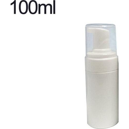 100ml Portable Lightweight Cleanser Mousse Bottle Empty Refillable Plastic Pump Bottle Vial Trip Pot Foam Soap Liquid Mousse