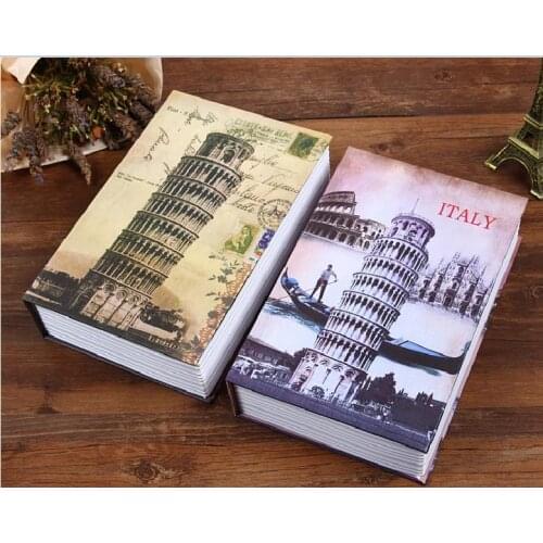 18cm*11.5cm*5.5cm Password Small Change Bank Card BooksSafes Beautiful Creative Safes Box Simulation Savings Bank