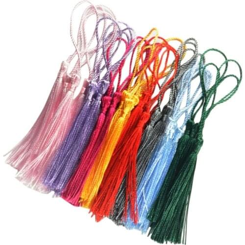 30pcs Silky Tassels Souvenir Bookmarks Jewelry Making Craft Accessories Suitable For DIY Bracelets Necklaces Earrings
